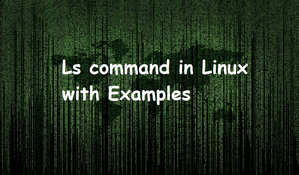 Ls command in Linux with Examples