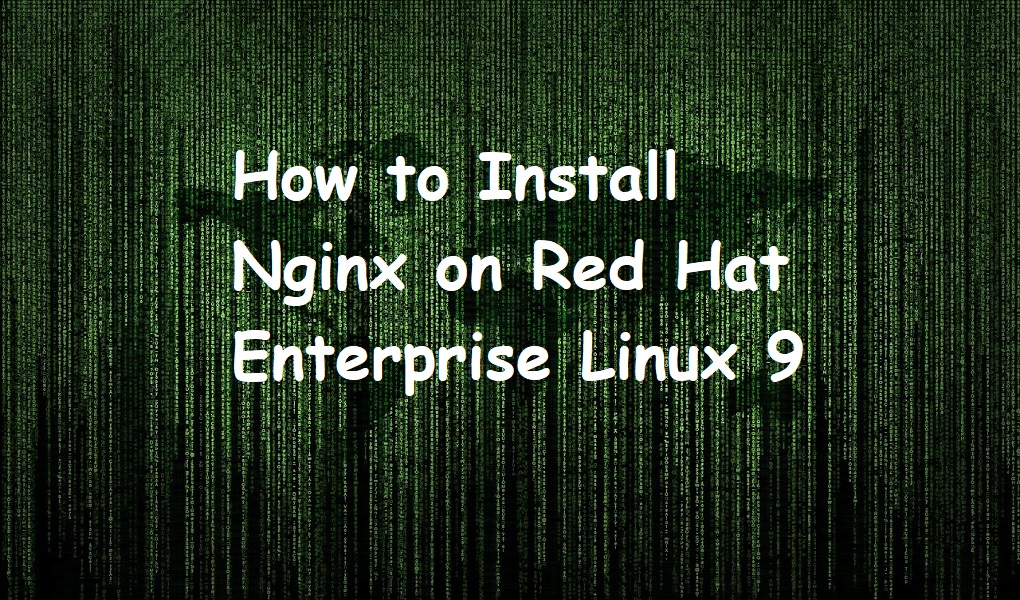 How to Install Nginx on Red Hat Enterprise Linux 9