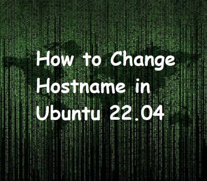 How to Change Hostname in Ubuntu 22.04
