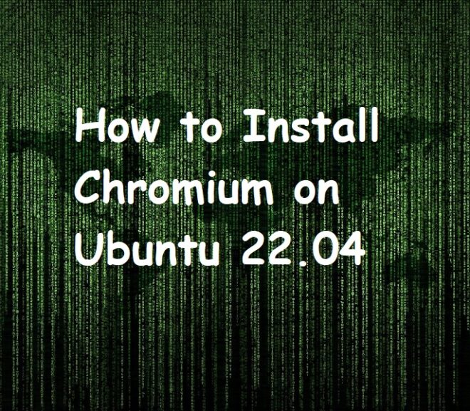 How to Install Chromium on Ubuntu 22.04