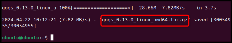 wget https://github.com/gogs/gogs/releases/download/v0.13.0/gogs_0.13.0_linux_amd64.tar.gz