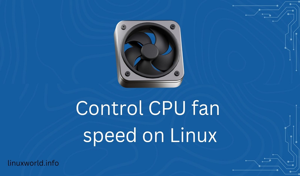 Control CPU fan speed on Linux