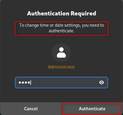 authenticating the identity