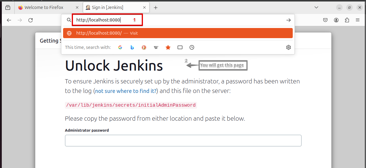 Access Jenkins