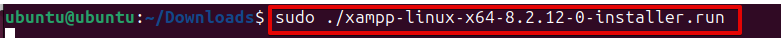 sudo ./xampp-linux-x64-8.2.12-0-installer.run