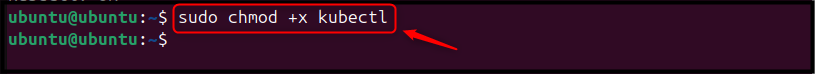 sudo chmod +x kubectl