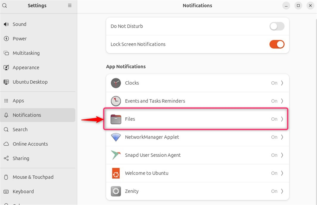 Managing app notifications