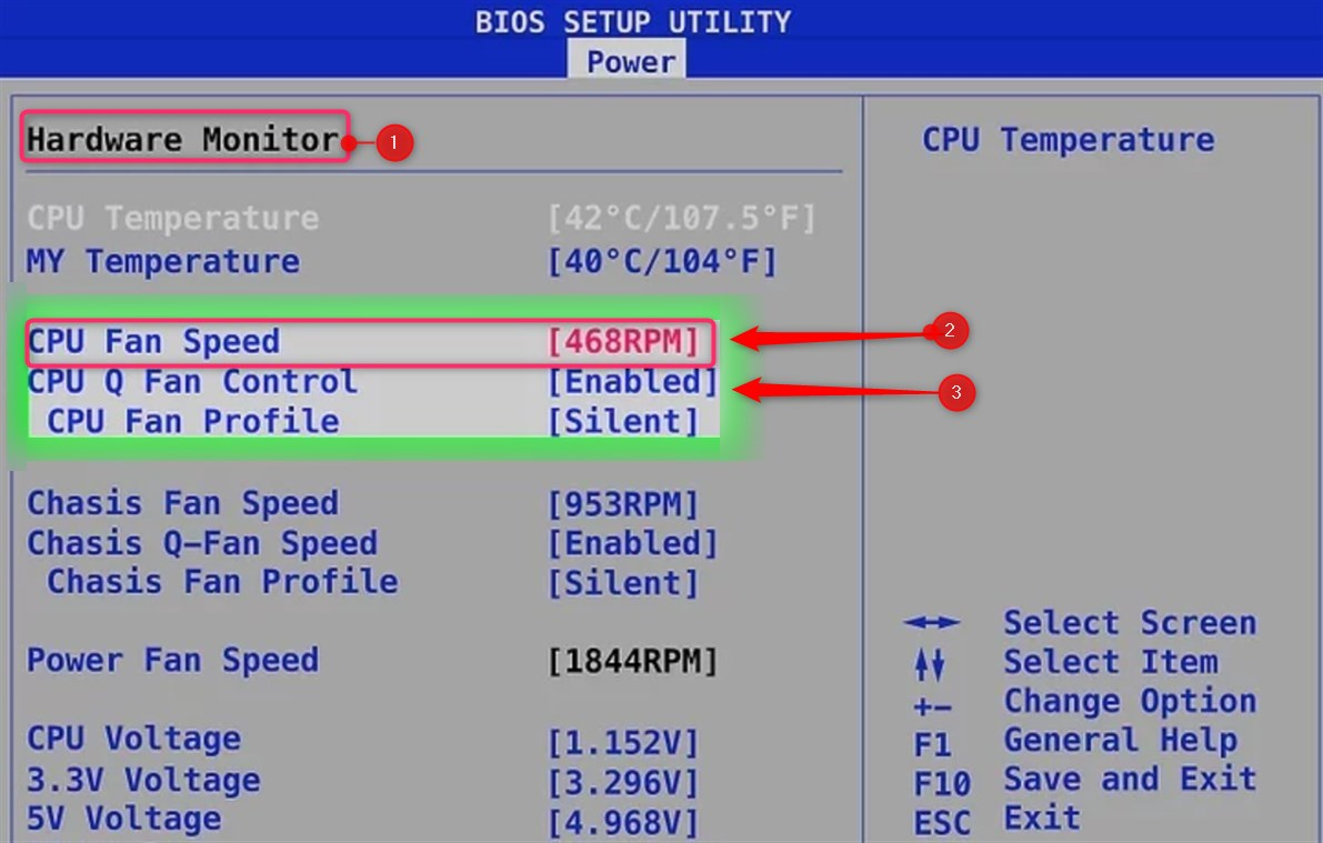 BIOS setup utility