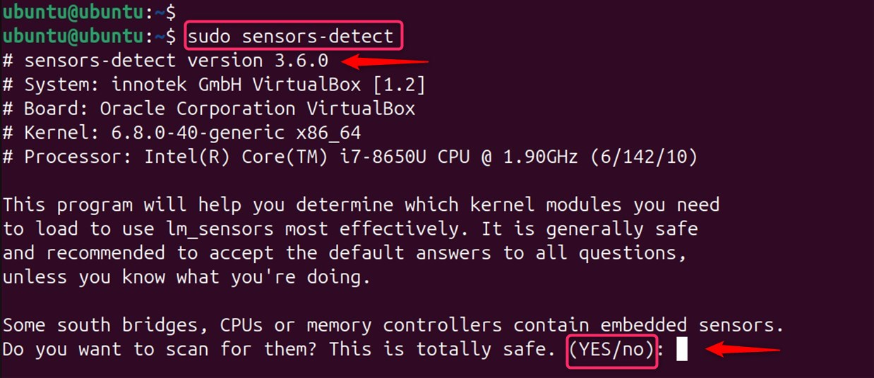 sudo sensors-detect