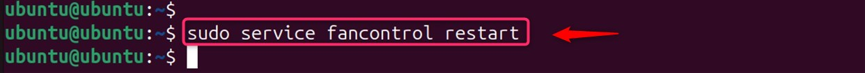 sudo service fancontrol restart