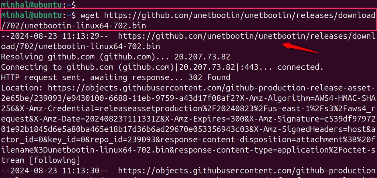 wget https://github.com/unetbootin/unetbootin/releases/download/702/unetbootin-linux64-702.bin