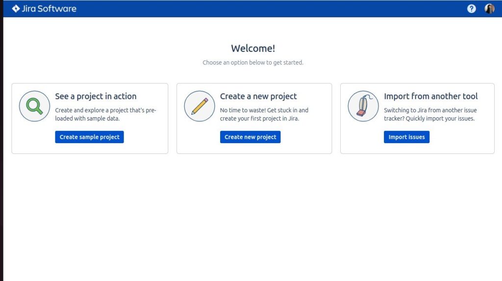 Jira software has been set up successfully